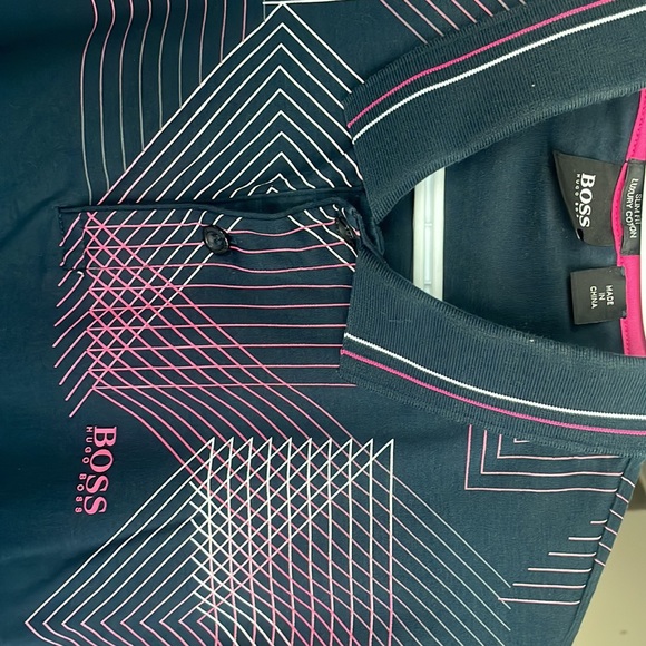 Hugo Boss Slim Fit Luxury Cotton Polo Shirt - Picture 4 of 4